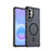 For Samsung Galaxy A57 5G Magnetic Case Electroplated Frame Skin-touch TPU+PC Phone Cover - Black - 1