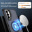 For Samsung Galaxy A57 5G Magnetic Case Electroplated Frame Skin-touch TPU+PC Phone Cover - Black - 3