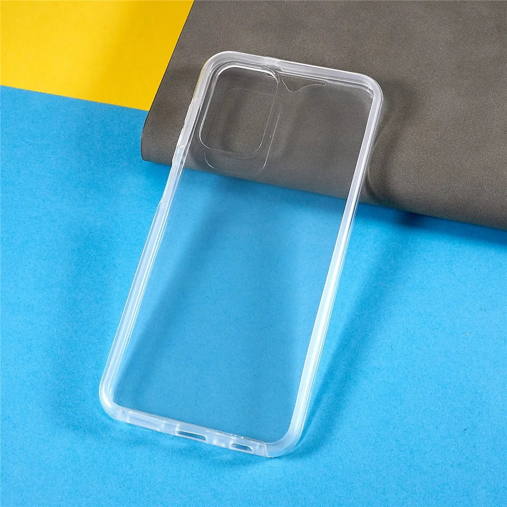For Samsung Galaxy A04s 4G (164.7mm) / A04 4G (164.4mm) / A13 4G / A13 5G PET Screen Protector + TPU + Acrylic Phone Cover Full Protection Case - 3