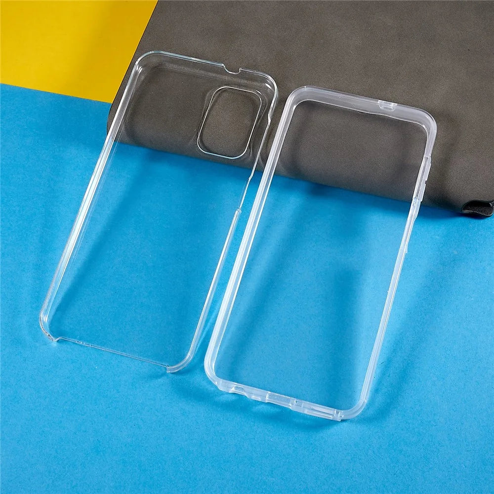 For Samsung Galaxy A04s 4G (164.7mm) / A04 4G (164.4mm) / A13 4G / A13 5G PET Screen Protector + TPU + Acrylic Phone Cover Full Protection Case - 7