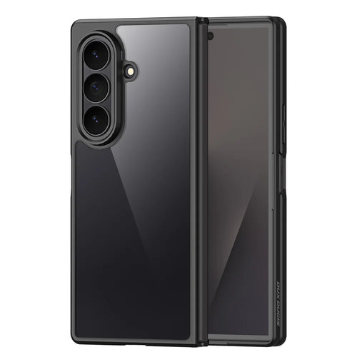 DUX DUCIS for Samsung Galaxy Z Fold8 Ultra / Z Fold7 5G Aimo Series PC + TPU Clear Back Phone Cover (REACH Certification) - Black - 1