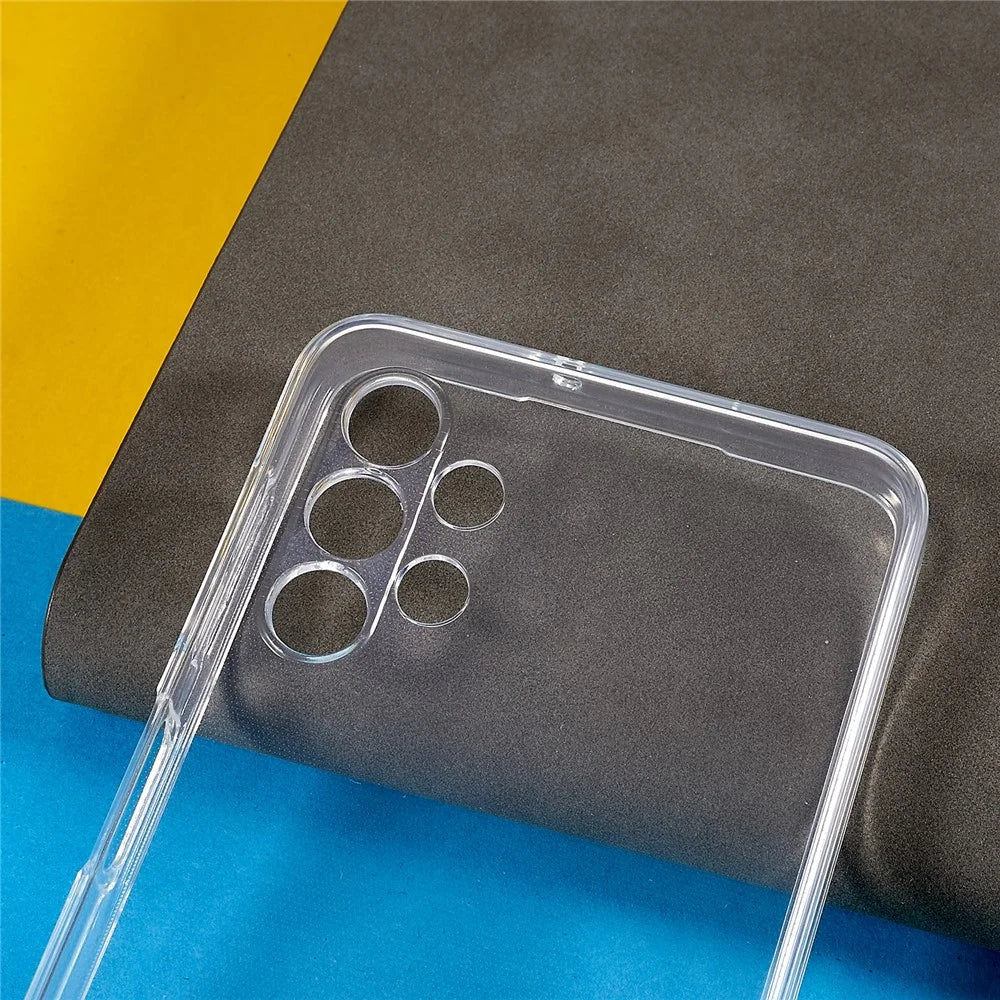 For Samsung Galaxy A32 4G (EU Version) HD Clear TPU Case 1.5mm Thickened Anti-drop Phone Back Cover - 3