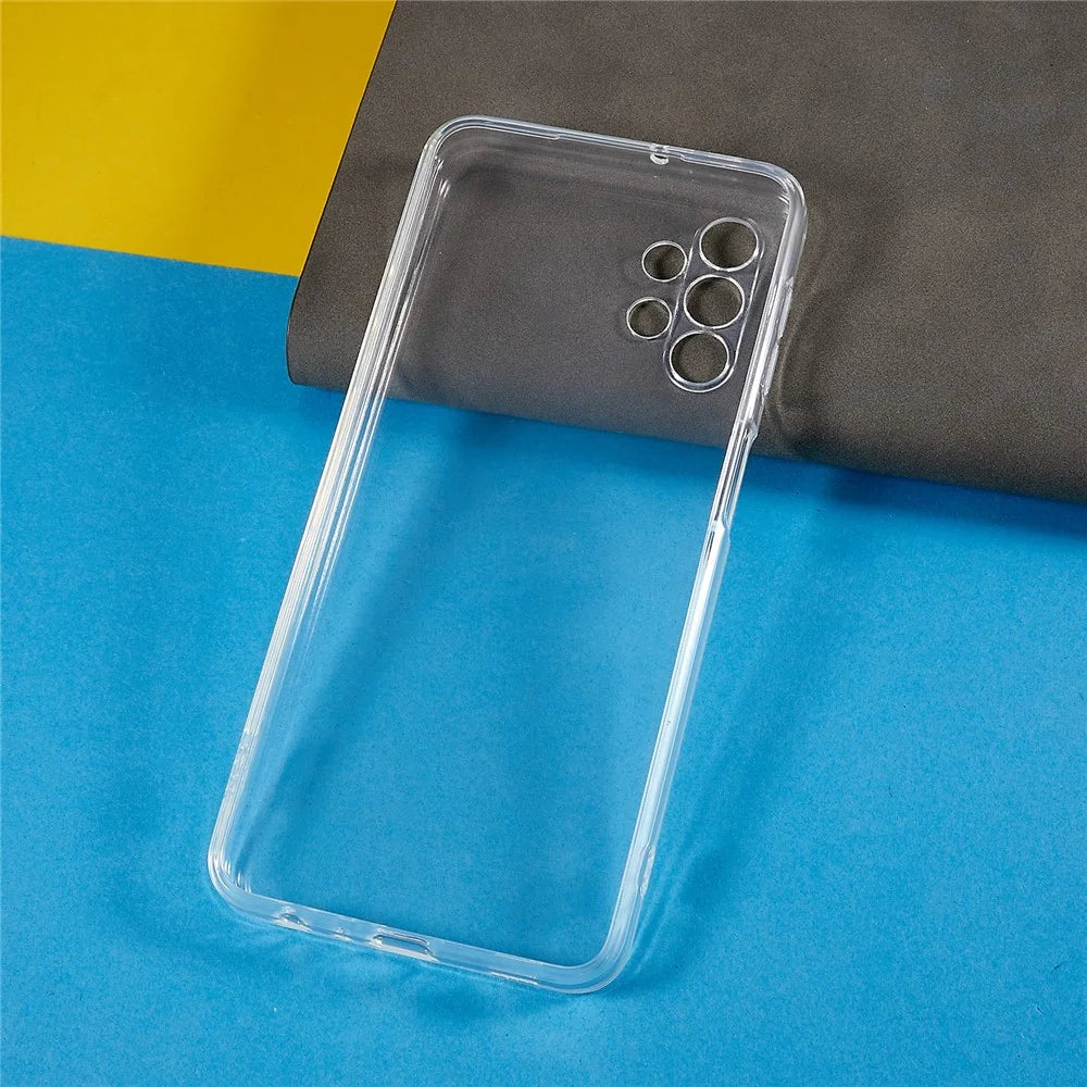 For Samsung Galaxy A32 4G (EU Version) HD Clear TPU Case 1.5mm Thickened Anti-drop Phone Back Cover - 4
