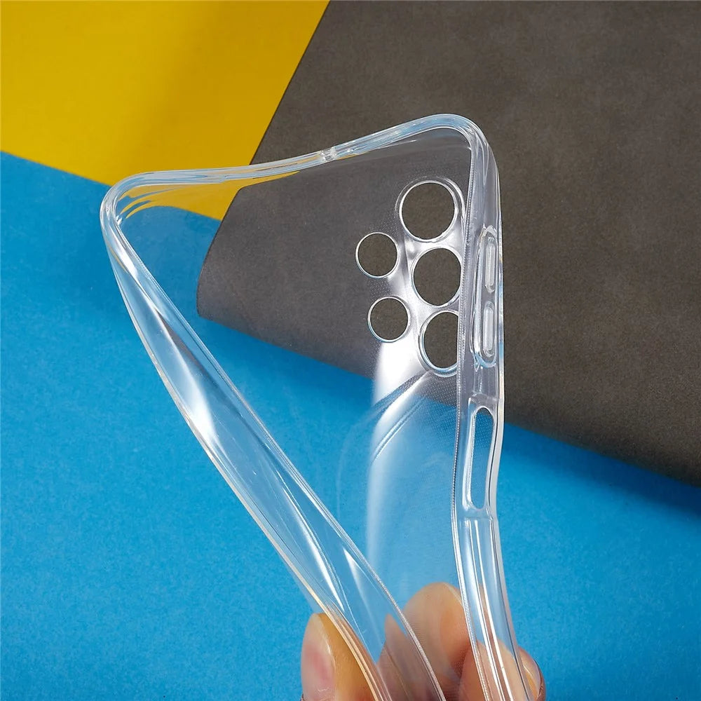 For Samsung Galaxy A32 4G (EU Version) HD Clear TPU Case 1.5mm Thickened Anti-drop Phone Back Cover - 5