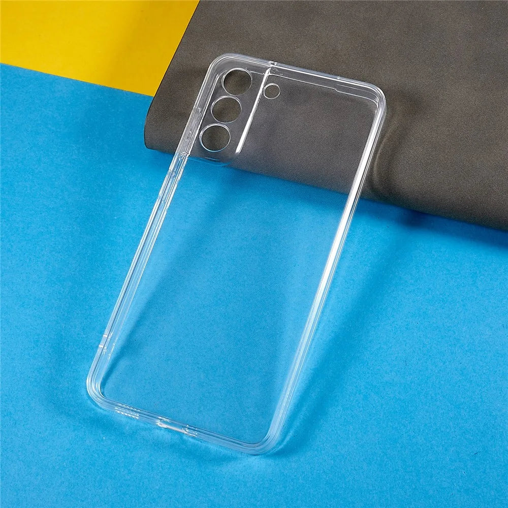 For Samsung Galaxy S21 FE 5G HD Clear Phone Cover 1.5mm Thickened Flexible TPU Phone Back Case - 2
