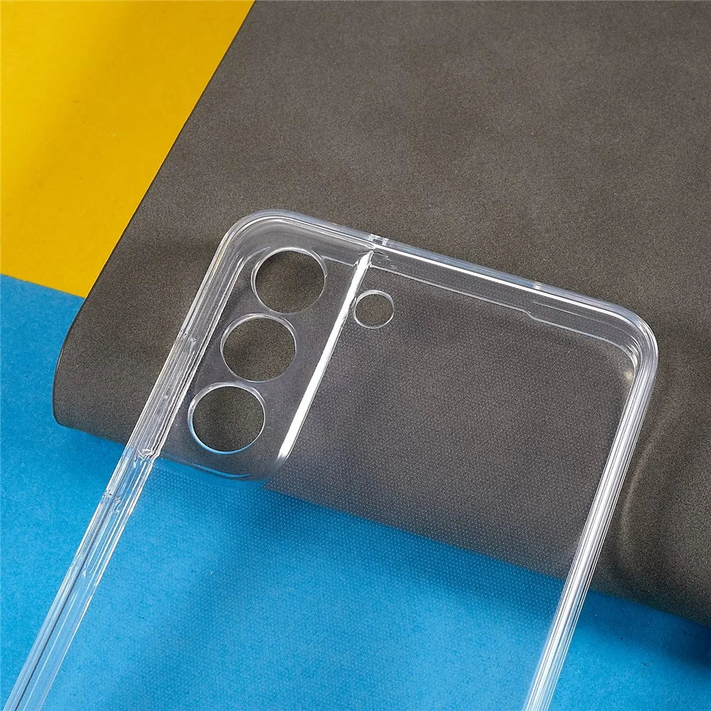 For Samsung Galaxy S21 FE 5G HD Clear Phone Cover 1.5mm Thickened Flexible TPU Phone Back Case - 3