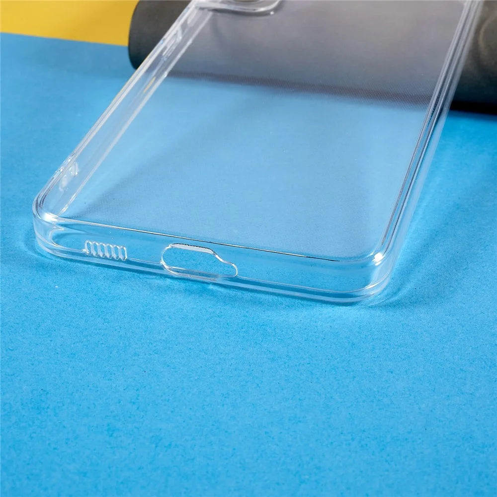 For Samsung Galaxy S21 FE 5G HD Clear Phone Cover 1.5mm Thickened Flexible TPU Phone Back Case - 4