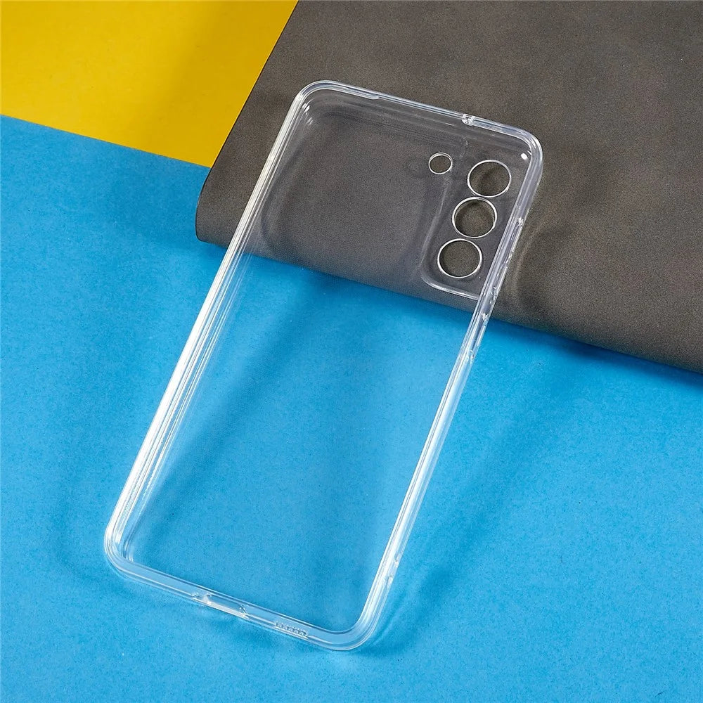For Samsung Galaxy S21 FE 5G HD Clear Phone Cover 1.5mm Thickened Flexible TPU Phone Back Case - 5