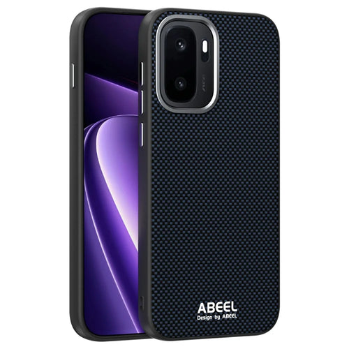 ABEEL For OnePlus Ace 6 Ultra 5G Magnetic Case Printed PC TPU Aluminum Alloy Leather Phone Cover - Black - 1