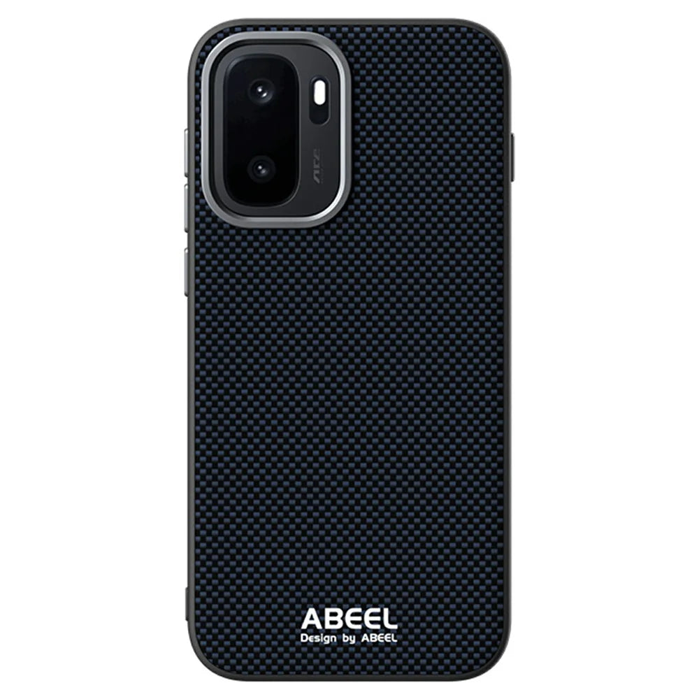 ABEEL For OnePlus Ace 6 Ultra 5G Magnetic Case Printed PC TPU Aluminum Alloy Leather Phone Cover - Black - 2