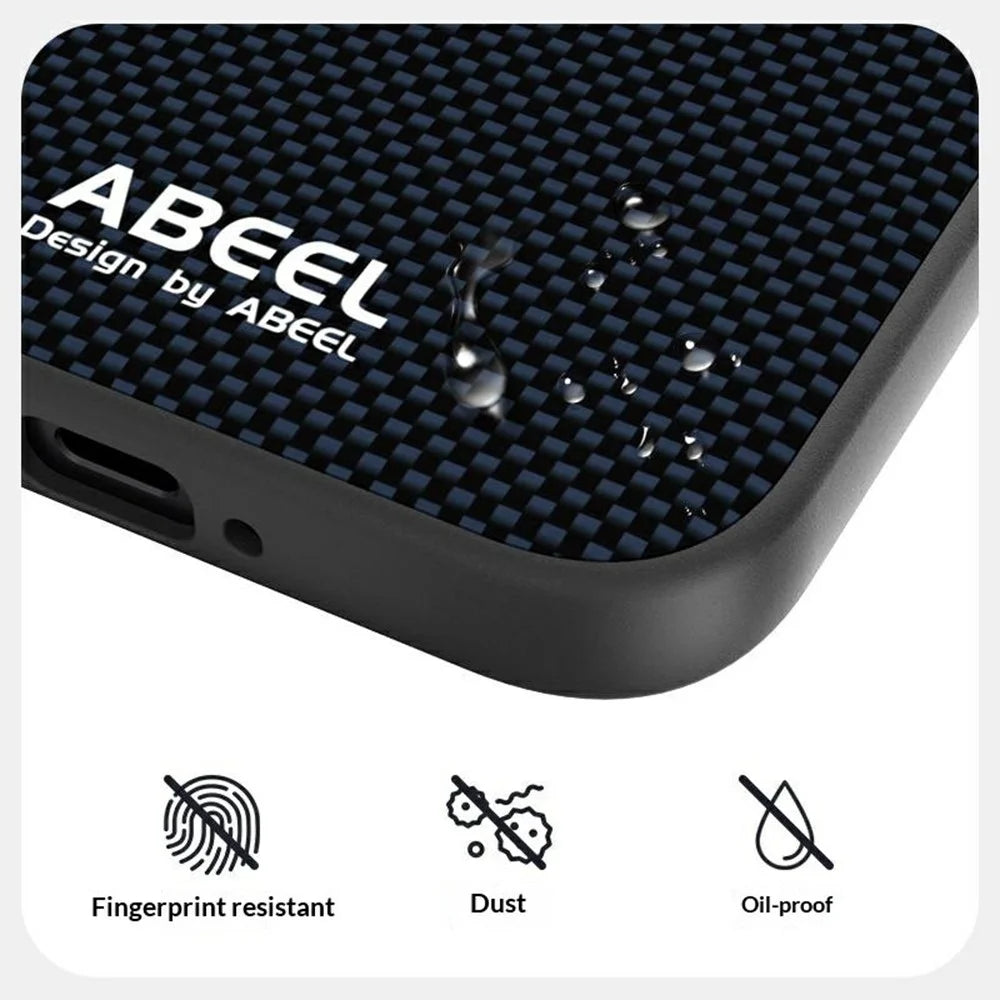 ABEEL For OnePlus Ace 6 Ultra 5G Magnetic Case Printed PC TPU Aluminum Alloy Leather Phone Cover - Black - 4