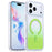 For iPhone 18 Pro Max / 17 Pro Max Magnetic Case Star Glitter PC + TPU Shockproof Clear Phone Cover - Green - 1