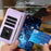 For iPhone 17 Pro Max Case Glitter Butterfly Zipper Pocket Stand Leather Phone Cover with Hand Strap / Shoulder Strap - Light Purple - 7