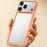 For iPhone 17 Pro Max Case Hollow Heat Dissipation PC Bumper Phone Cover - Orange - 2