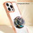 For iPhone 16 Pro Max Case Hollow Heat Dissipation PC Bumper Phone Cover - Orange - 3