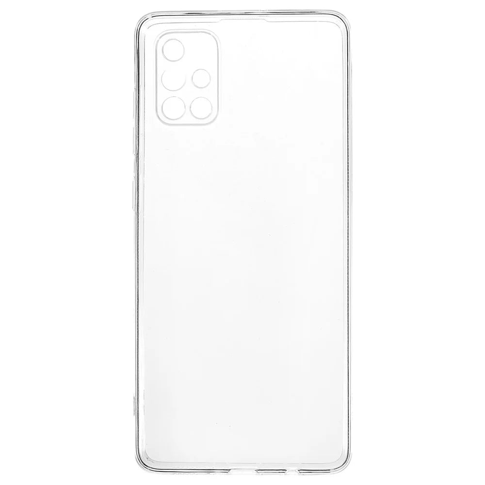 Shockproof Phone Case for Samsung Galaxy A51 4G SM-A515, Flexible TPU Phone Back Shell 1.5mm Thickened HD Clear Phone Cover - 1