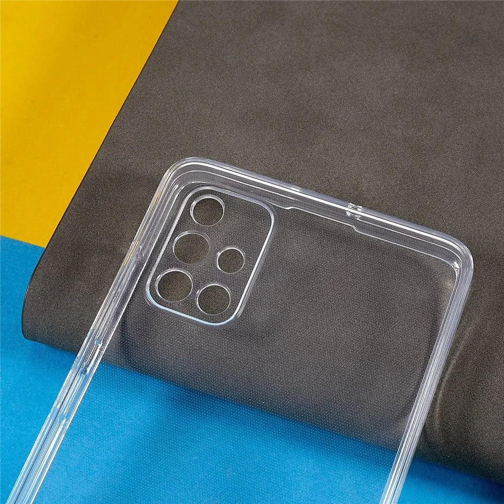 Shockproof Phone Case for Samsung Galaxy A51 4G SM-A515, Flexible TPU Phone Back Shell 1.5mm Thickened HD Clear Phone Cover - 3