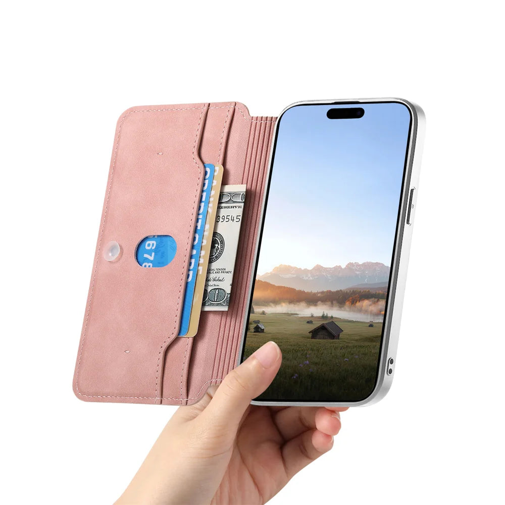 For Samsung Galaxy S26+ Leather Case  Cross Texture Detachable Magnetic Phone Cover Wallet Stand - Blue - 6