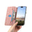 For Samsung Galaxy S26 Leather Case  Cross Texture Detachable Magnetic Phone Cover Wallet Stand - Blue - 6