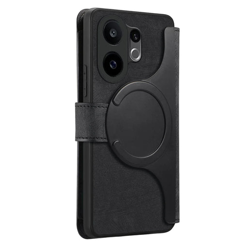 CASENEO for vivo S30 5G Case  MW-02 Detachable Magnetic Leather Flip Phone Cover - Black - 2