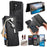 CASENEO for Samsung Galaxy A37 5G Case  MW-02 Detachable Magnetic Leather Flip Phone Cover - Black - 1