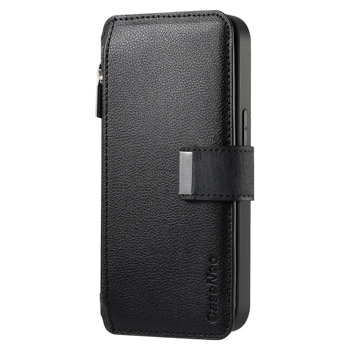 CASENEO for Samsung Galaxy A37 5G Case  MW-02 Detachable Magnetic Leather Flip Phone Cover - Black - 2