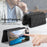 CASENEO for Samsung Galaxy A37 5G Case  MW-02 Detachable Magnetic Leather Flip Phone Cover - Black - 6