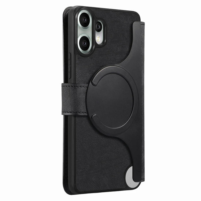 CASENEO for Nothing CMF Phone 2 Pro Magnetic Case  Detachable Leather Phone Wallet Cover - Black - 3