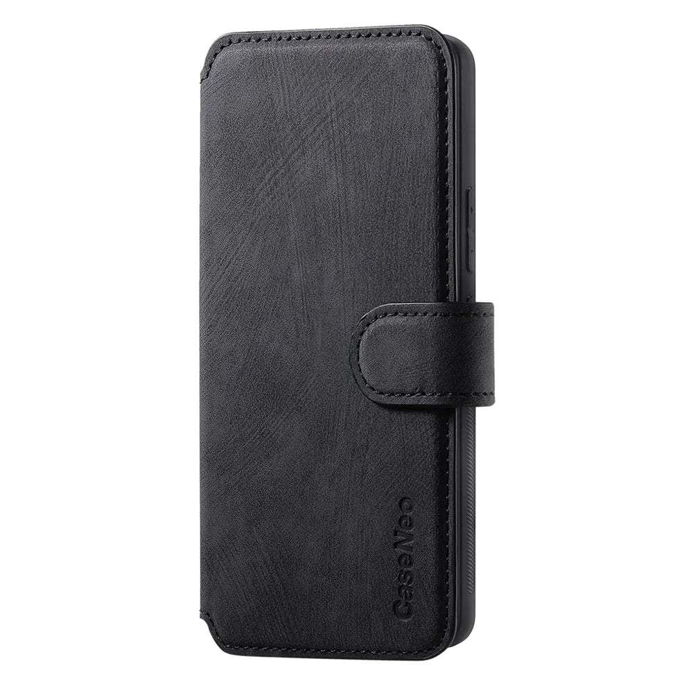CASENEO for Samsung Galaxy A37 5G Magnetic Case  Detachable Leather Phone Wallet Cover - Black - 2