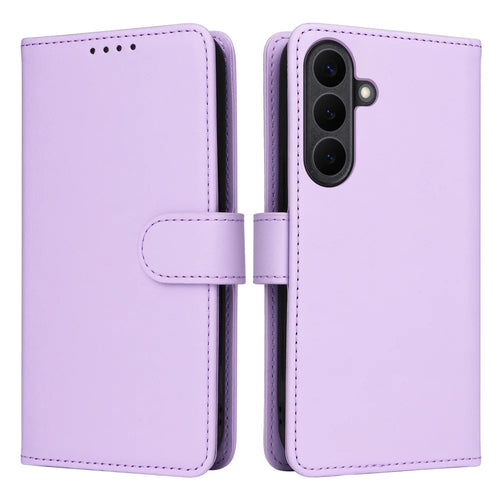 BETOPNICE for Samsung Galaxy S26+ Magnetic Case  Detachable PU Leather Phone Cover with Strap - Purple - 1