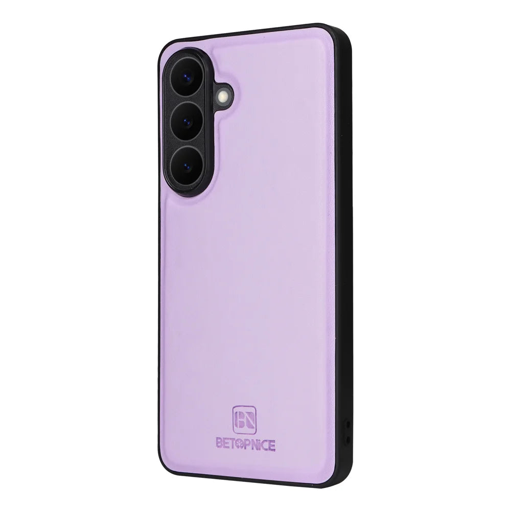 BETOPNICE for Samsung Galaxy S26+ Magnetic Case  Detachable PU Leather Phone Cover with Strap - Purple - 5
