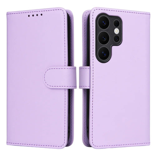 BETOPNICE for Samsung Galaxy S26 Ultra Magnetic Case  Detachable PU Leather Phone Cover with Strap - Purple - 1