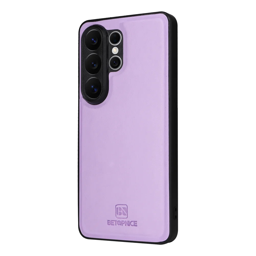 BETOPNICE for Samsung Galaxy S26 Ultra Magnetic Case  Detachable PU Leather Phone Cover with Strap - Purple - 5