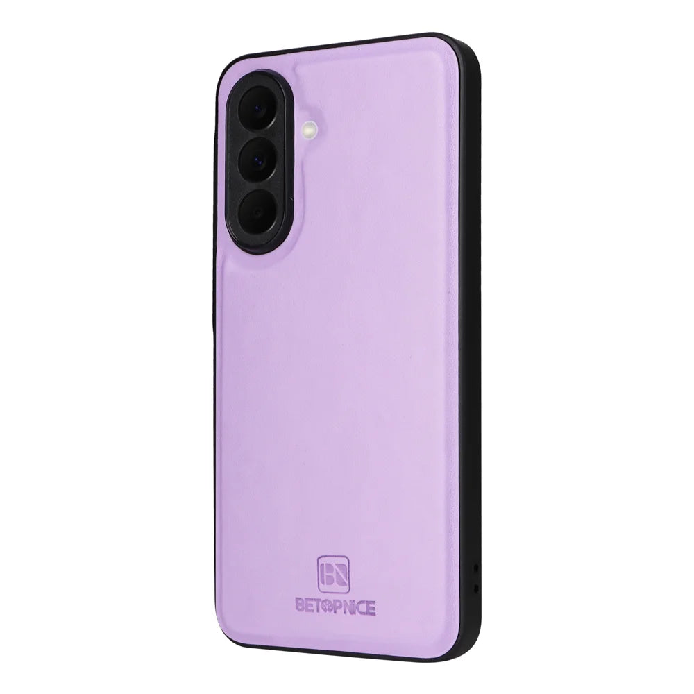 BETOPNICE for Samsung Galaxy A37 5G Magnetic Case  Detachable PU Leather Phone Cover with Strap - Purple - 5