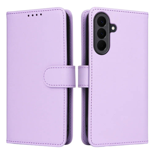 BETOPNICE for Samsung Galaxy A57 5G Magnetic Case  Detachable PU Leather Phone Cover with Strap - Purple - 1