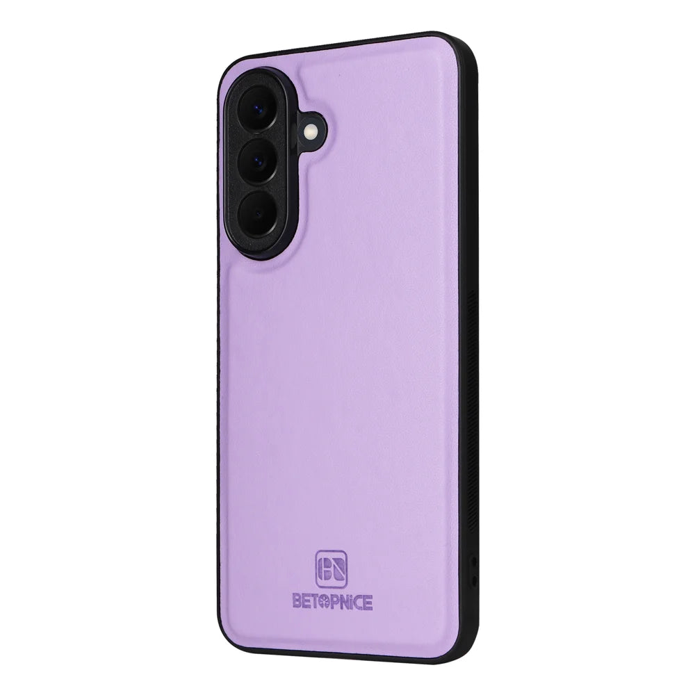 BETOPNICE for Samsung Galaxy A57 5G Magnetic Case  Detachable PU Leather Phone Cover with Strap - Purple - 5