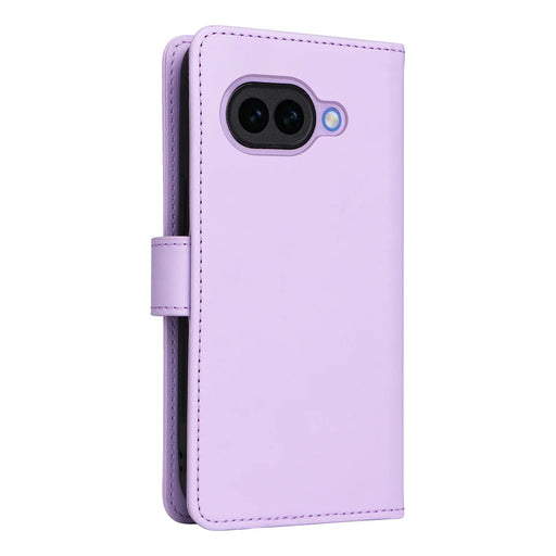 BETOPNICE for Google Pixel 10a Magnetic Case  Detachable PU Leather Phone Cover with Strap - Purple - 2