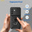AMORUS For Samsung Galaxy A27 5G Case Kickstand PC + TPU Phone Cover with Camera Lens Slider - Black - 3