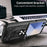 For Samsung Galaxy Z Flip8 Case with Slide Camera Lid PC + TPU Kickstand Phone Cover - Black - 6