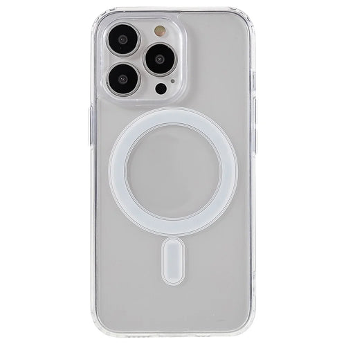 Magnetic Case for iPhone 13 Pro Max 6.7 inch, Hard Acrylic Soft TPU Transparent Phone Cover Compatible with MagSafe - 1