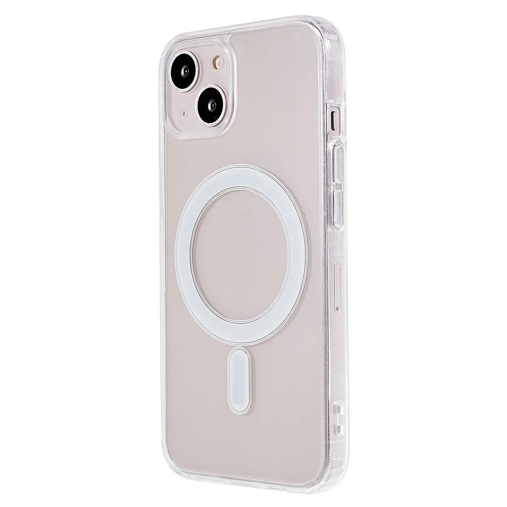 Phone Case Compatible with MagSafe for iPhone 13 6.1 inch, Acrylic + TPU Anti-scratch Transparent Cover - 2