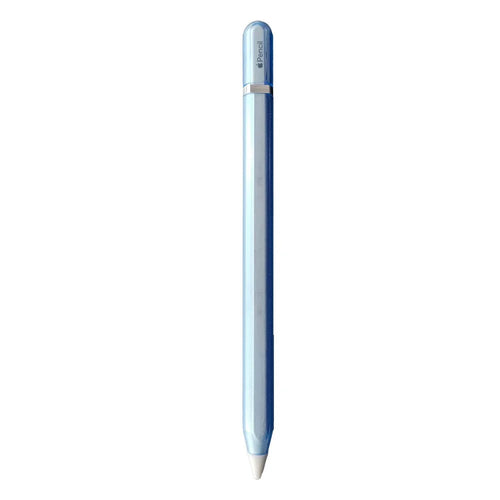 For Apple Pencil Pro  /  Pencil (2nd Generation) TPU Case Dome Design Shockproof Anti-Slip Stylus Pen Protective Cover with Silicone Nib Cap - Blue - 1