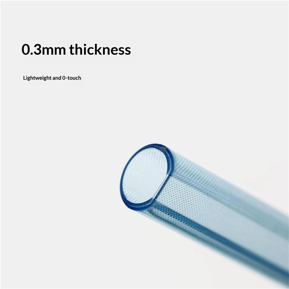 For Apple Pencil Pro  /  Pencil (2nd Generation) TPU Case Dome Design Shockproof Anti-Slip Stylus Pen Protective Cover with Silicone Nib Cap - Blue - 3