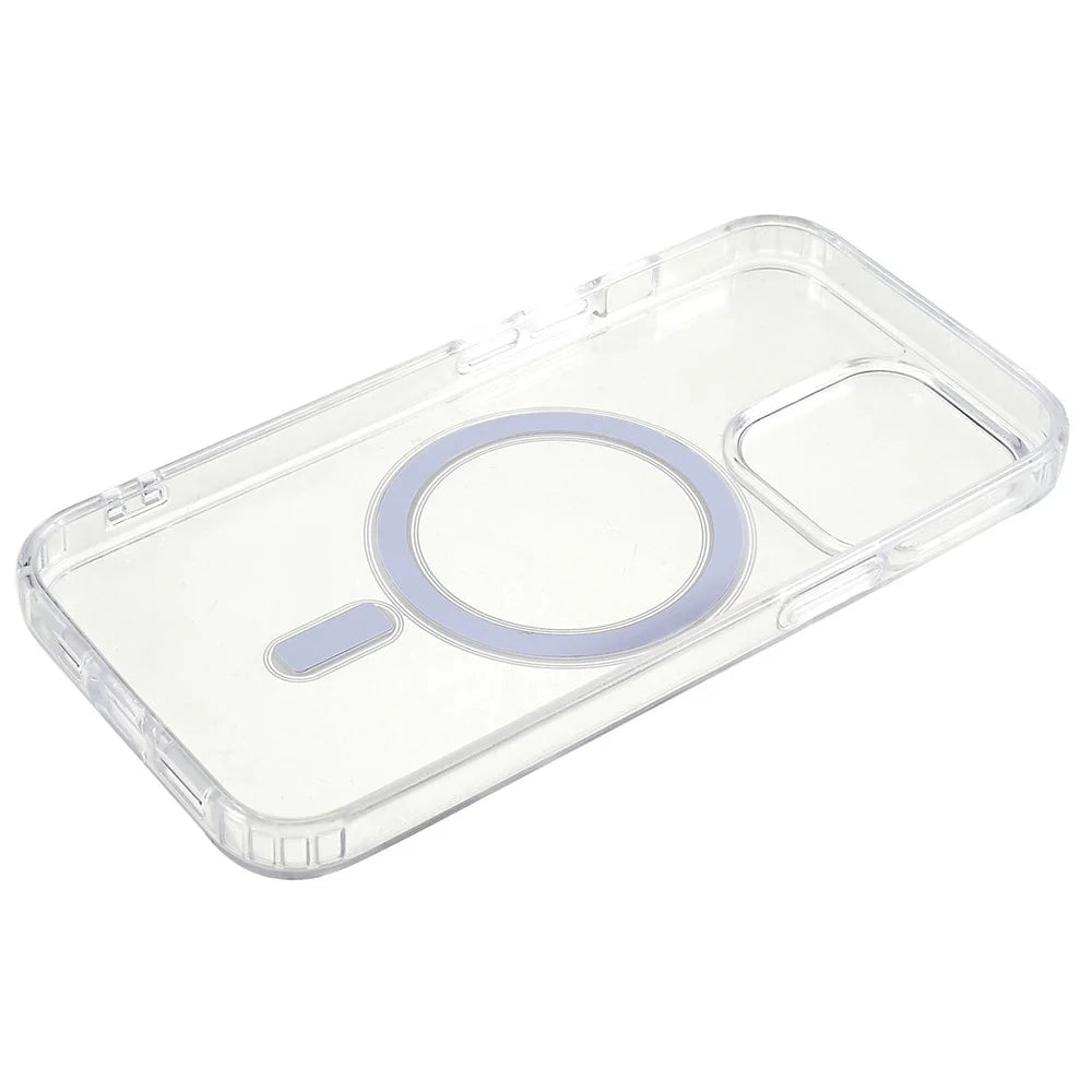 Shockproof Transparent Phone Cover for iPhone 13 Pro 6.1 inch, Acrylic + TPU Hybrid Case Compatible with MagSafe - 5