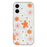 For iPhone 17 Magnetic Case IMD Flower Pattern TPU + PC Clear Back Phone Cover - Style D - 3