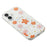 For iPhone 17 Magnetic Case IMD Flower Pattern TPU + PC Clear Back Phone Cover - Style D - 6