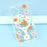 For iPhone 17 Magnetic Case IMD Flower Pattern TPU + PC Clear Back Phone Cover - Style D - 7