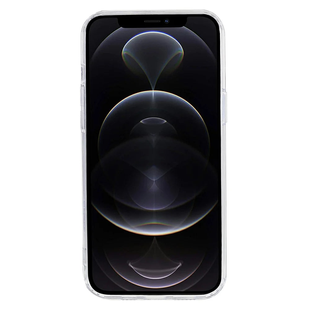 For iPhone 12 Pro Max 6.7 inch Magnetic Phone Case Compatible with MagSafe Hard Acrylic Soft TPU Drop-proof Cover - 3