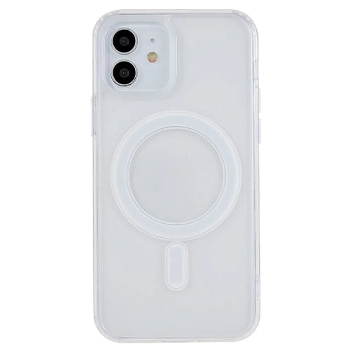 For iPhone 12 / 12 Pro 6.1 inch Hard Acrylic Soft TPU Case Compatible with MagSafe Crystal Clear Cell Phone Cover - 1