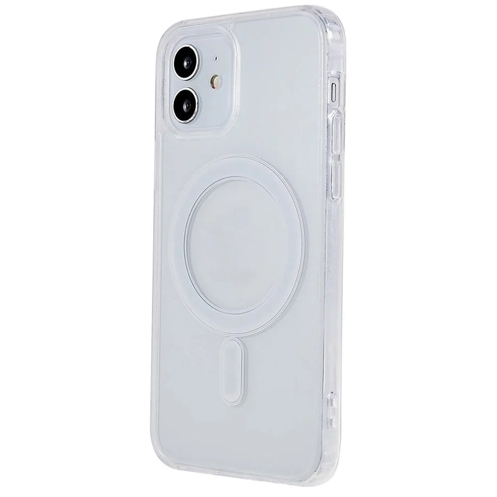 For iPhone 12 / 12 Pro 6.1 inch Hard Acrylic Soft TPU Case Compatible with MagSafe Crystal Clear Cell Phone Cover - 2